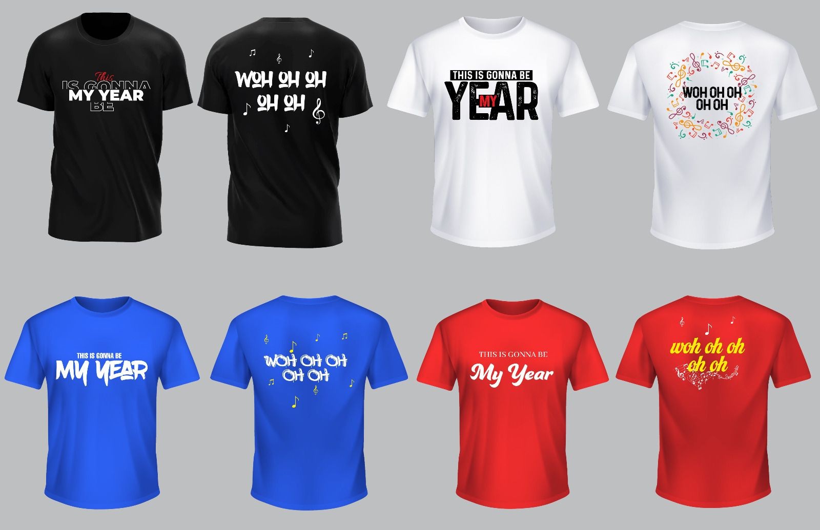 MY YEAR T-SHIRTS